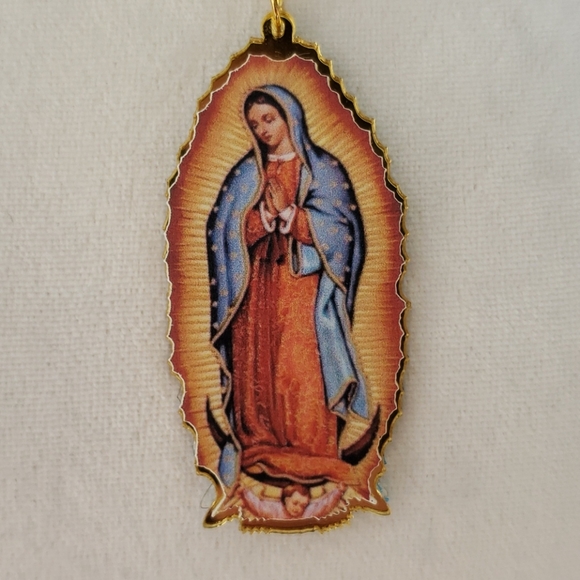 Virgen Guadalupe Virgin San Benito St Benedict - Picture 6 of 14